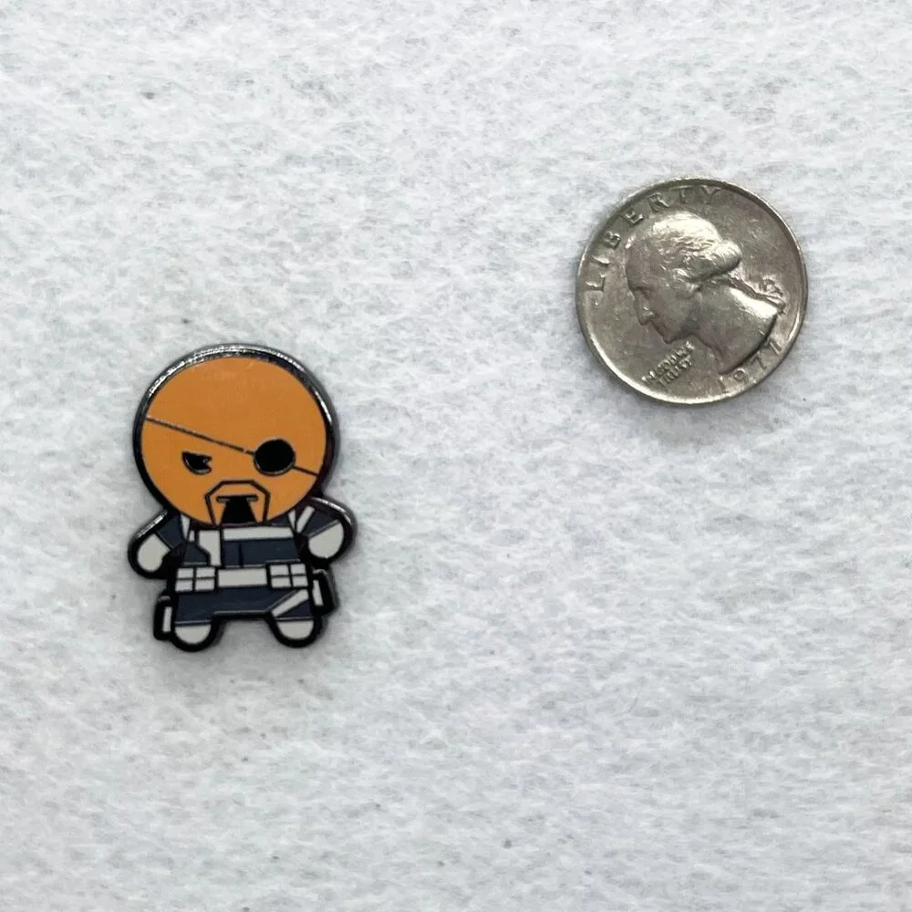 🔮5/$25 Disney Marvel Kawaii Art Collection Nick Fury‎ Pin